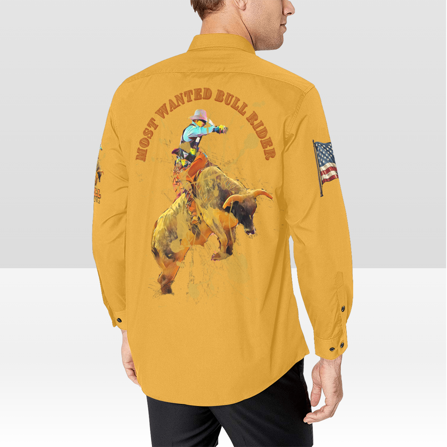 Custom Bull Rider Western Button Up Shirt