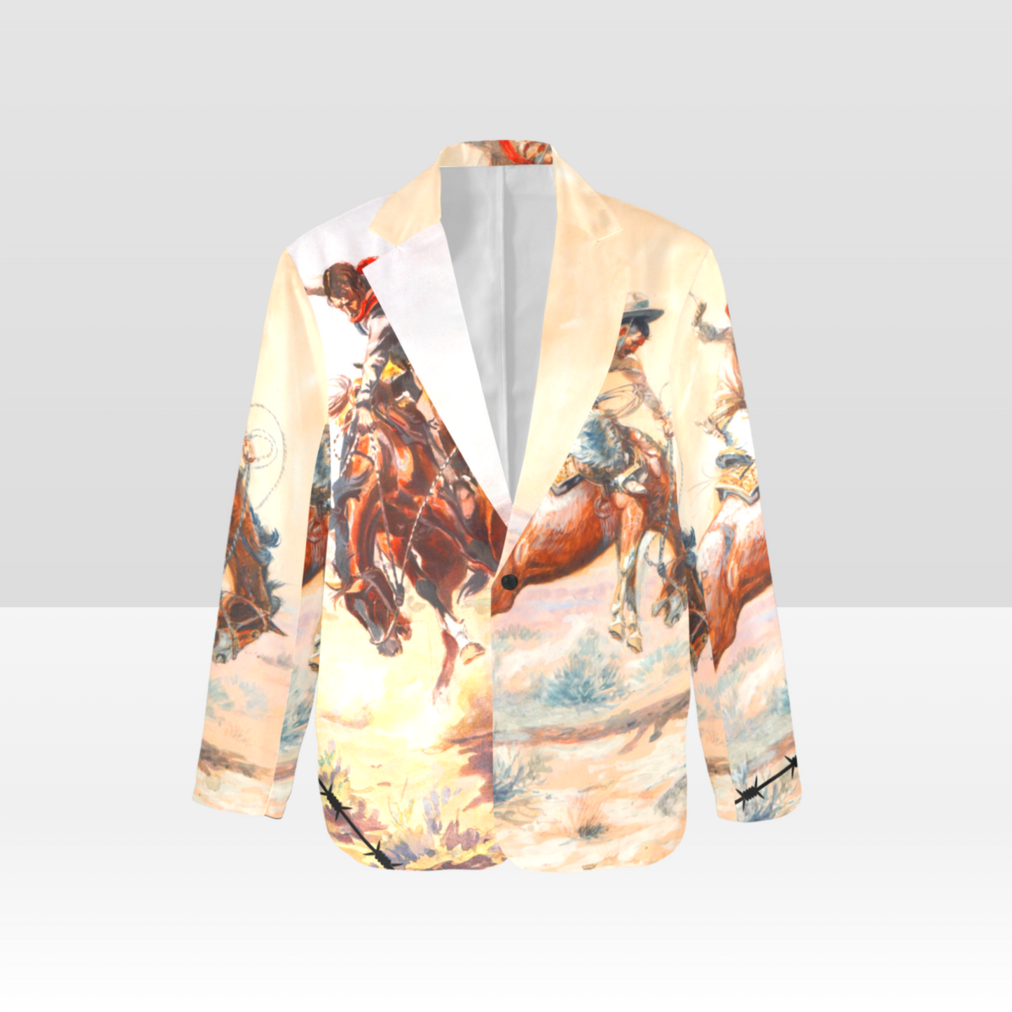 Yeehaw Cowboy Vintage Western Retro Blazer