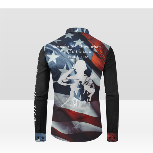 Blessed Nation Military Patriot Shirt