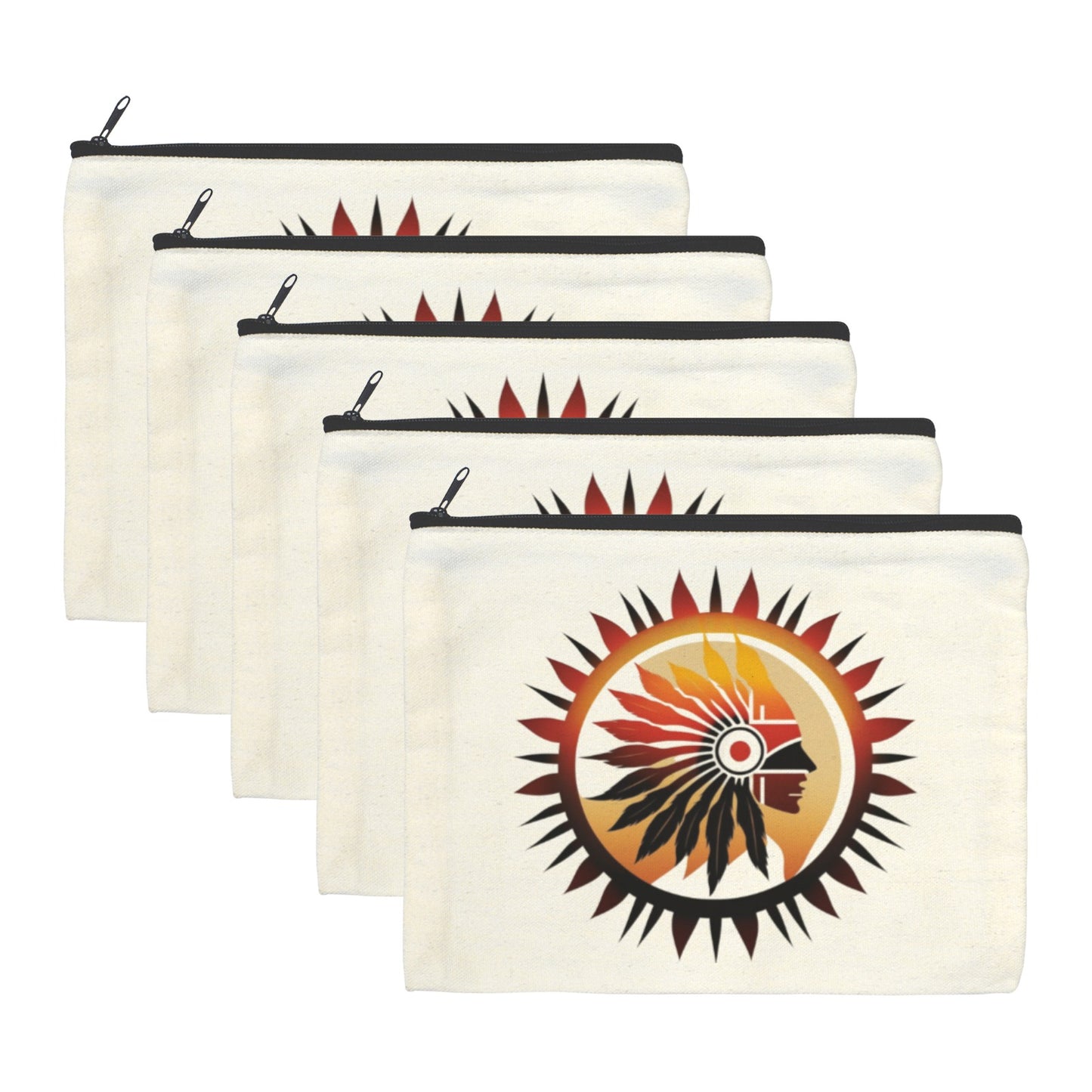 Native Sun Cosmetic Bag Pack of 5 Made in America