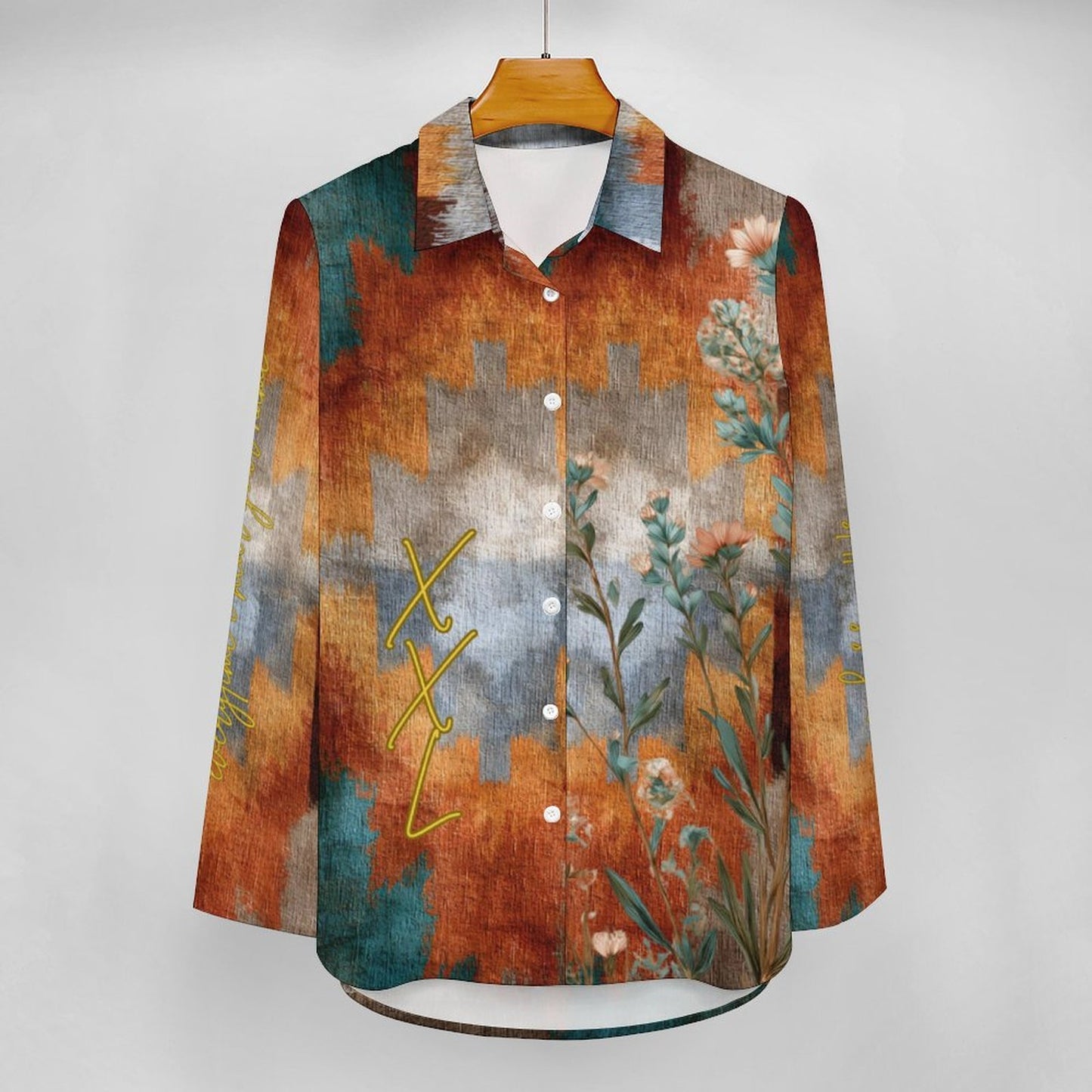 Baha Ranch Officially Licensed Keith Anderson Women's Long Sleeve Button Up Western Blouse