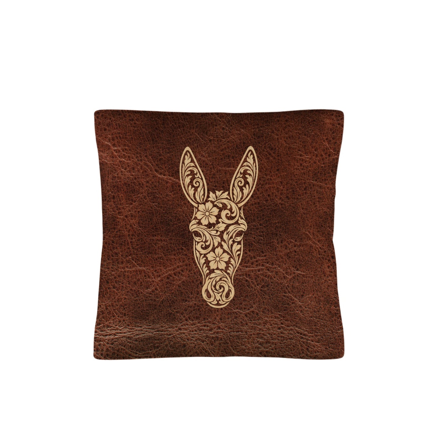 Baha Ranch Tooled Donkey Pillow Case Made in America