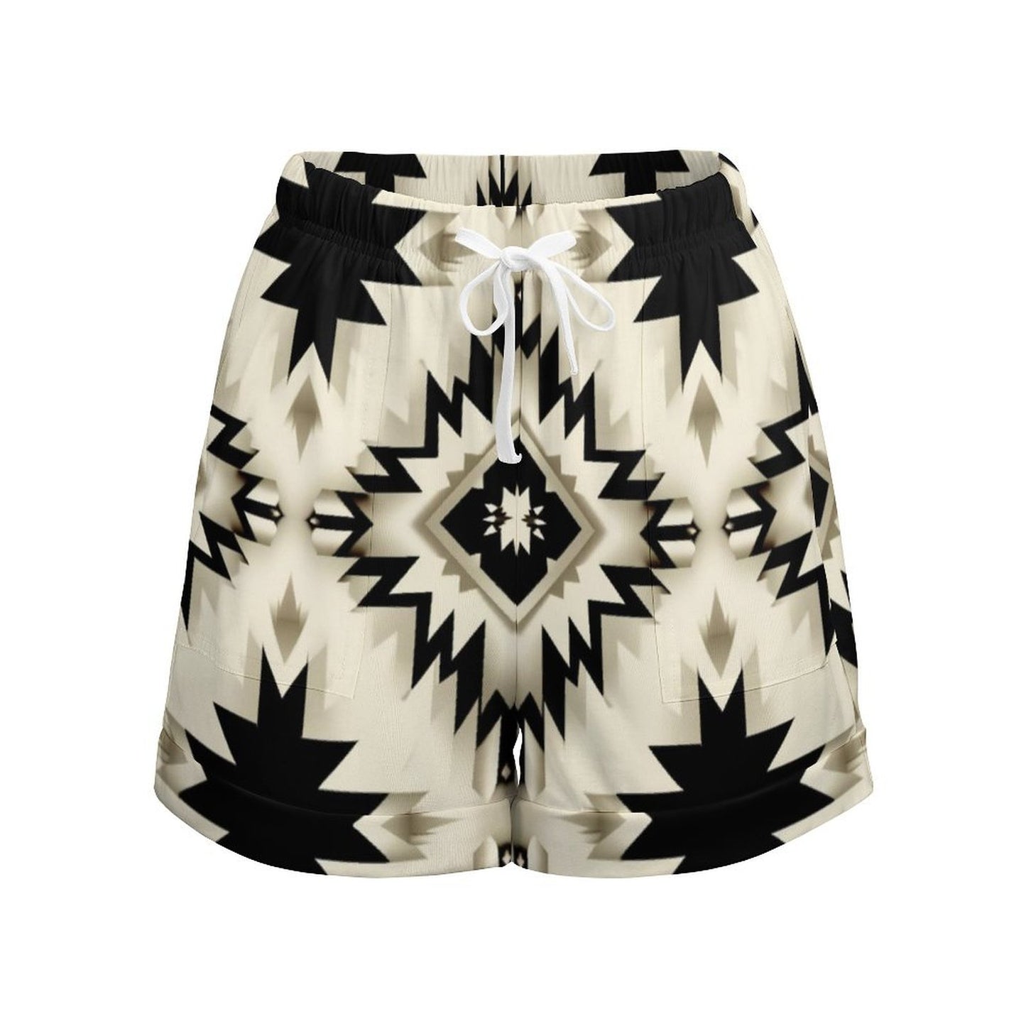 Baha Ranch Southwestern Aztec Drawstring Shorts