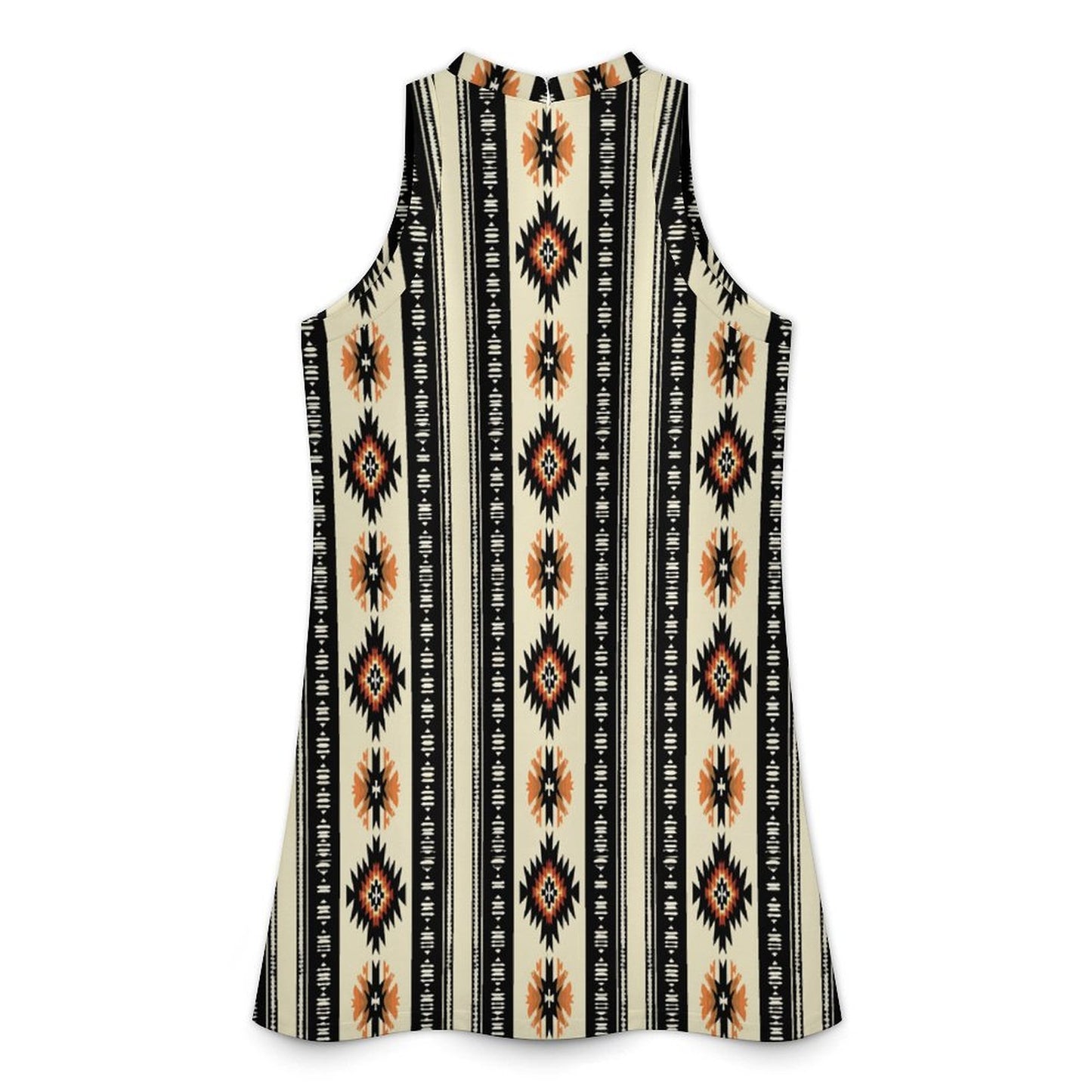 Baha Ranch Colores de Mexico Southwestern Aztec Sleeveless Mini Dress
