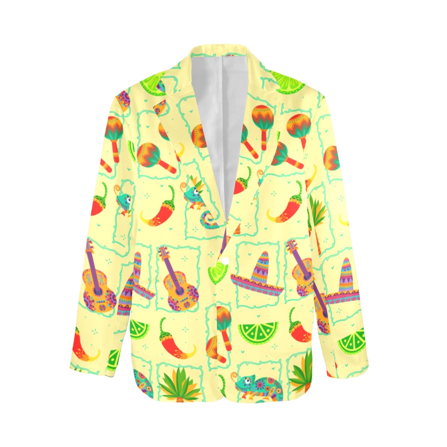 Colores De Mexico Festival Blazer Women's Blazer