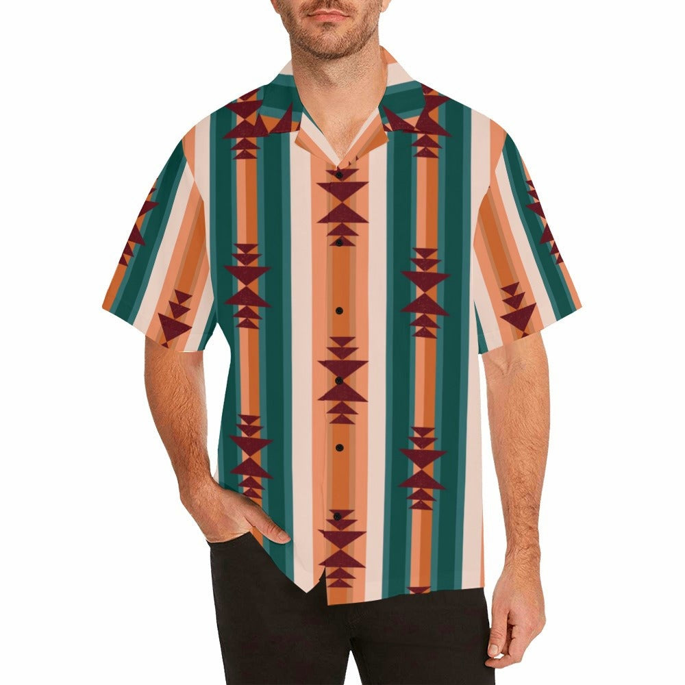Cocoa Aztec Men's Western Camp Shirt