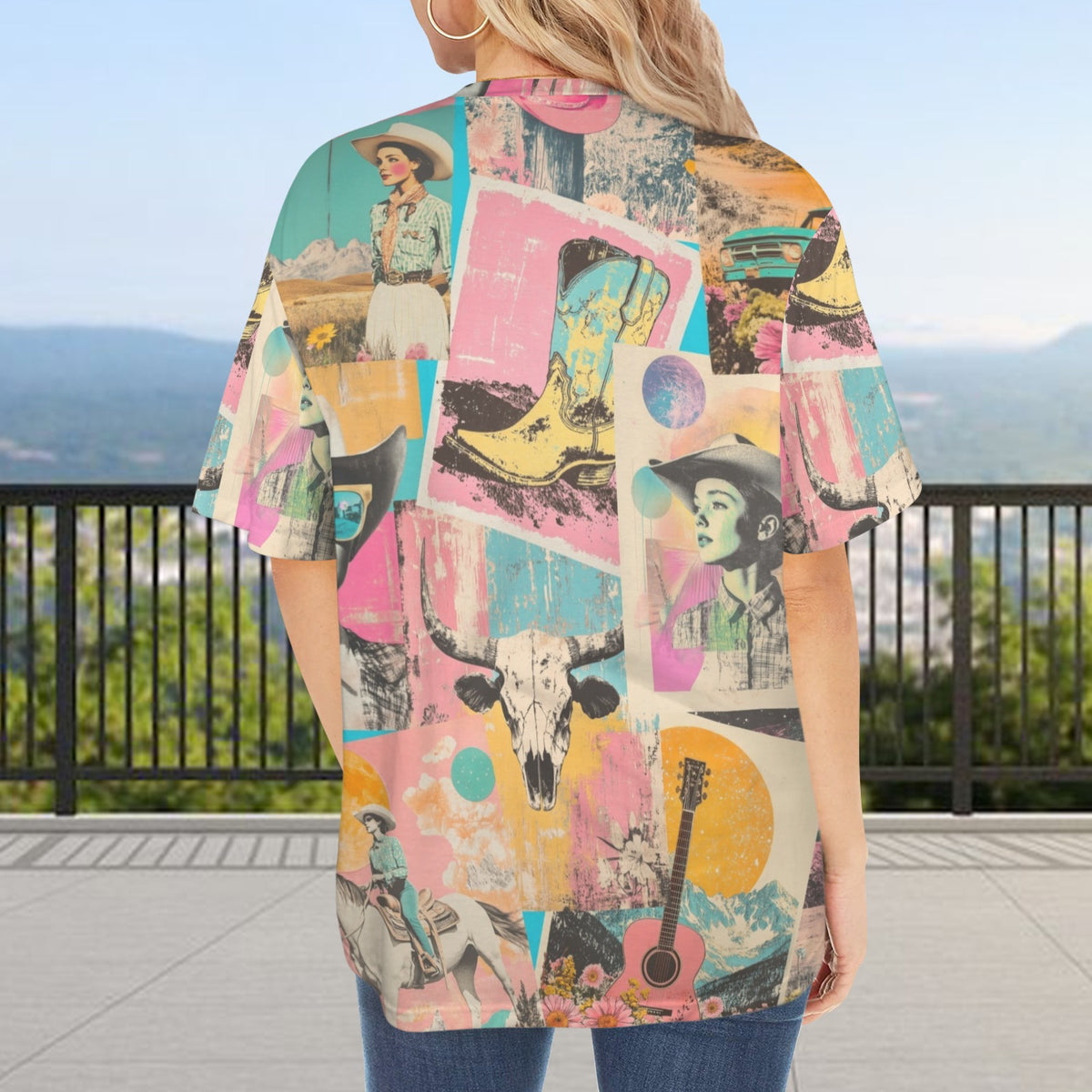 Baha Ranch Originals Softest Pop Western Tee