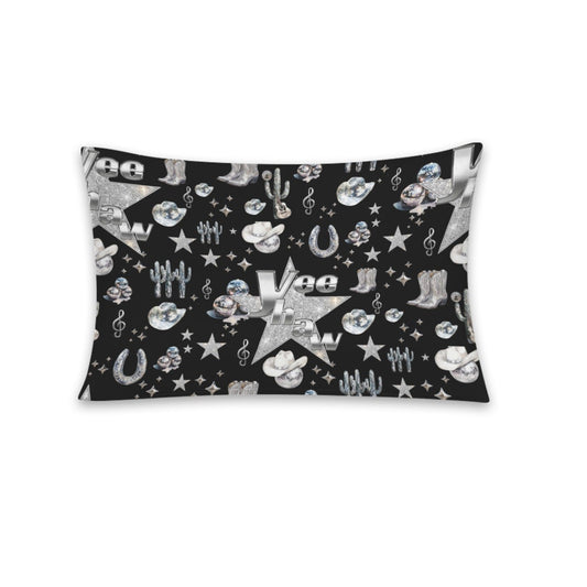 Baha Ranch Rhinestone Cowgirl Satin Pillow Case