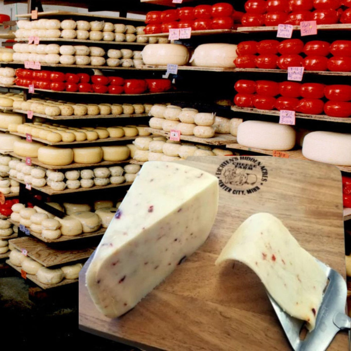 Eichtens Cheese Cranberry Chipotle Pepper Gouda Cheese