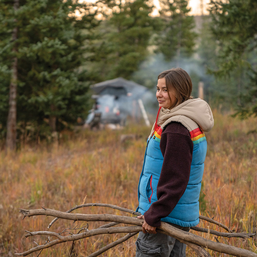 Women's Epic Bluebird Puffer Hooded Vest