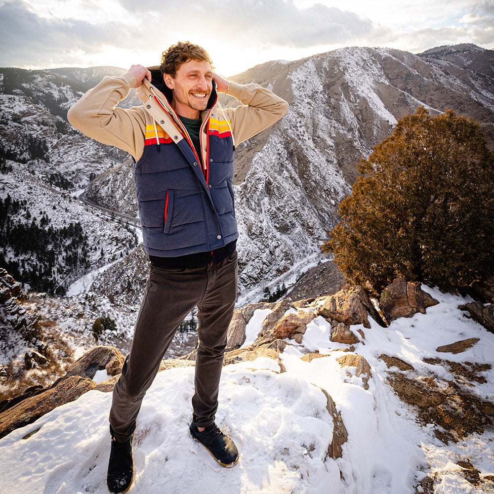 Unisex Epic Fader Puffer Hooded Vest