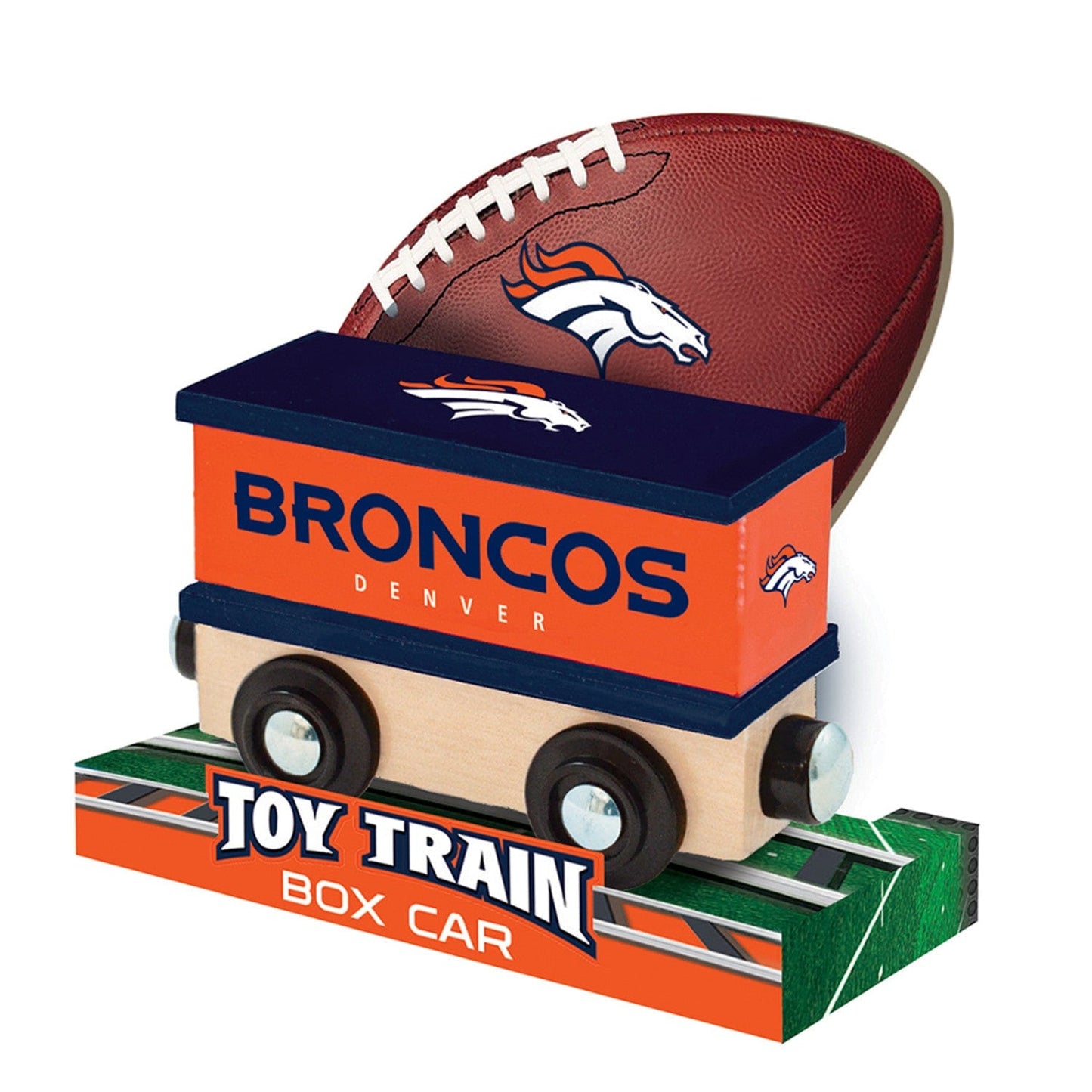 Denver Broncos Toy Train Box Car