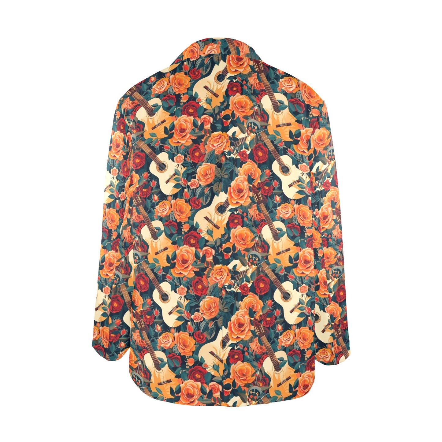 Colores De Mexico Roses & Guitars Floral Blazer