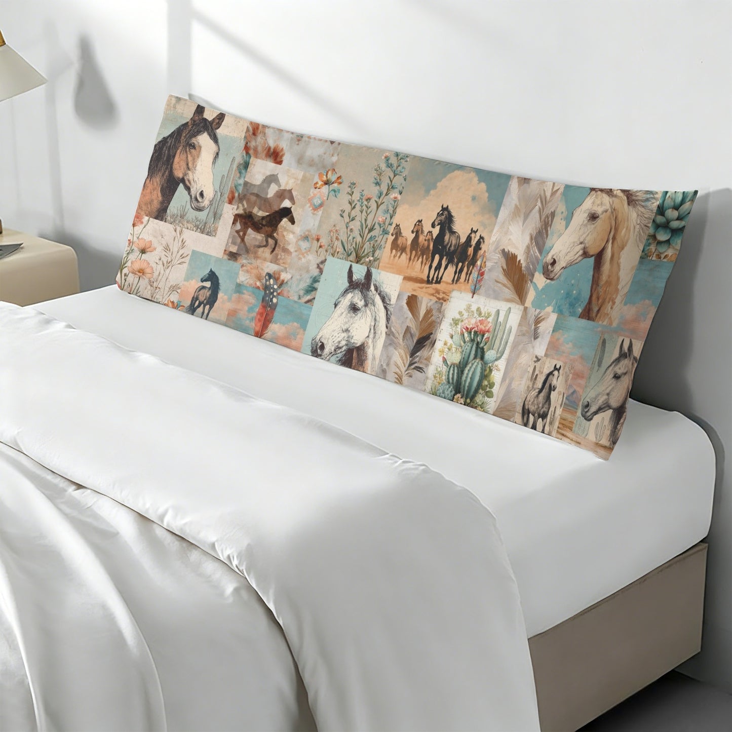 Baha Ranch Bohemian Dreams Western Body Pillow Cover Made in America