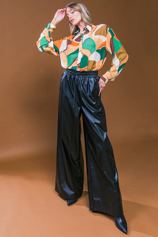 Flying Tomato Iconic Reputation Leather Pants