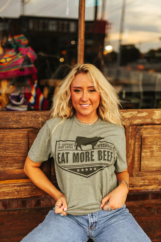 Farmers & Ranchers Eat More Beef Graphic Tee