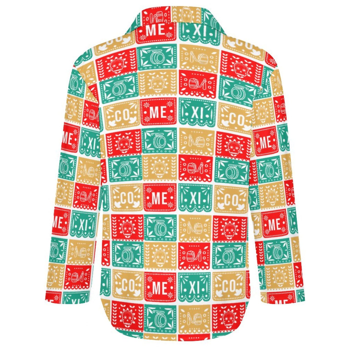 Colores De Mexico Picado Mexican Button Up Blouse