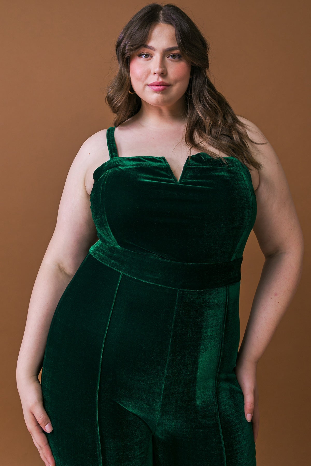 Flying Tomato Blow A Kiss Velvet Jumpsuit