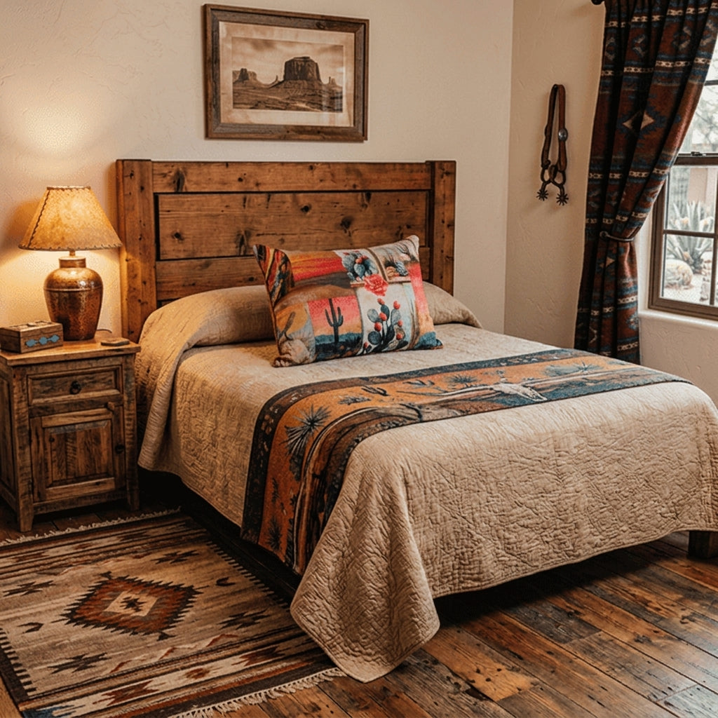 Pictures of the Southwest Queen Size Pillow Case Made in America