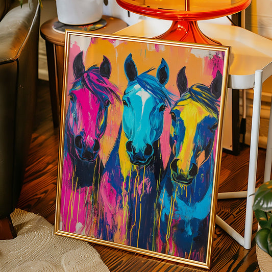 Vibrant Gallop at Dusk