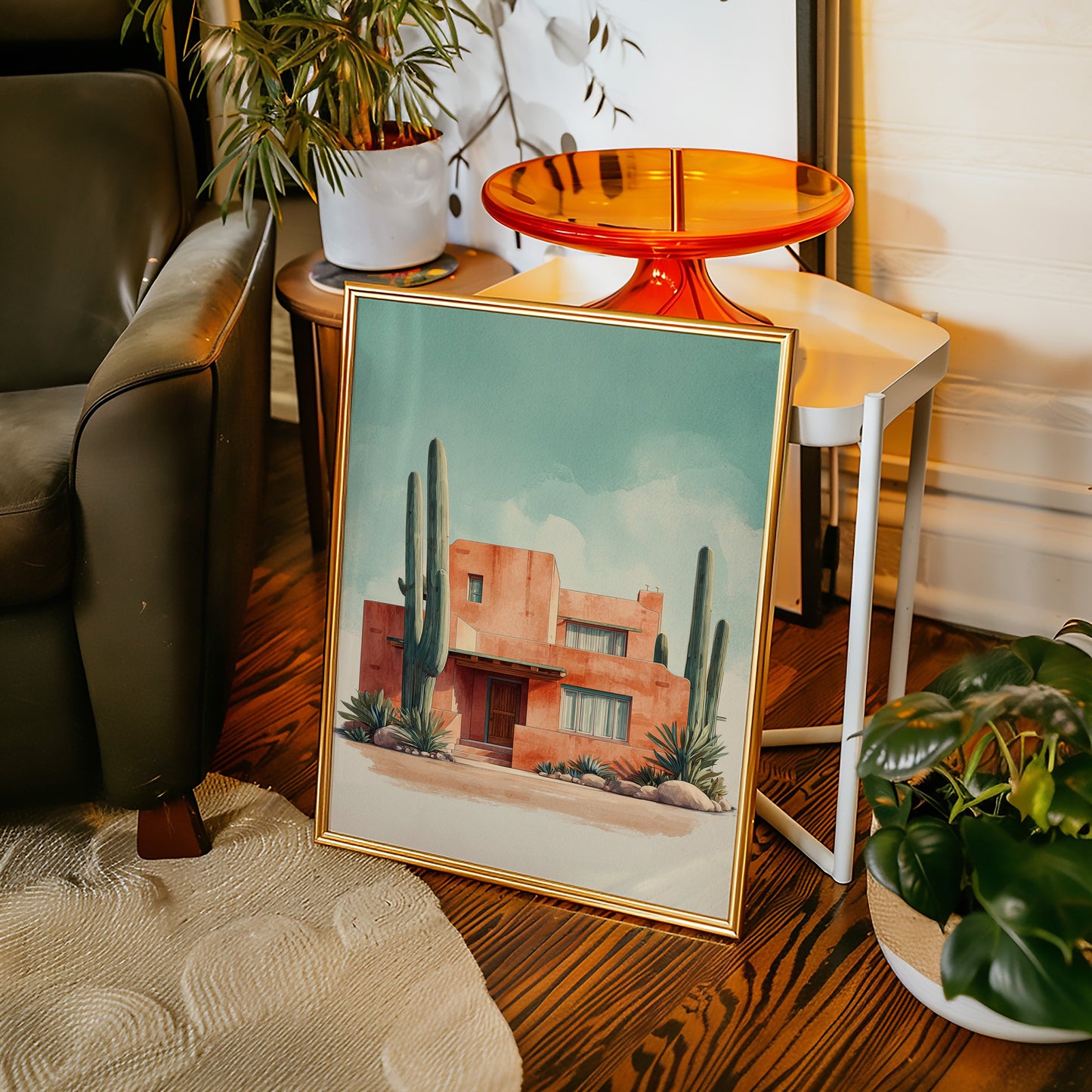 Desert Home Beneath Wide Skies