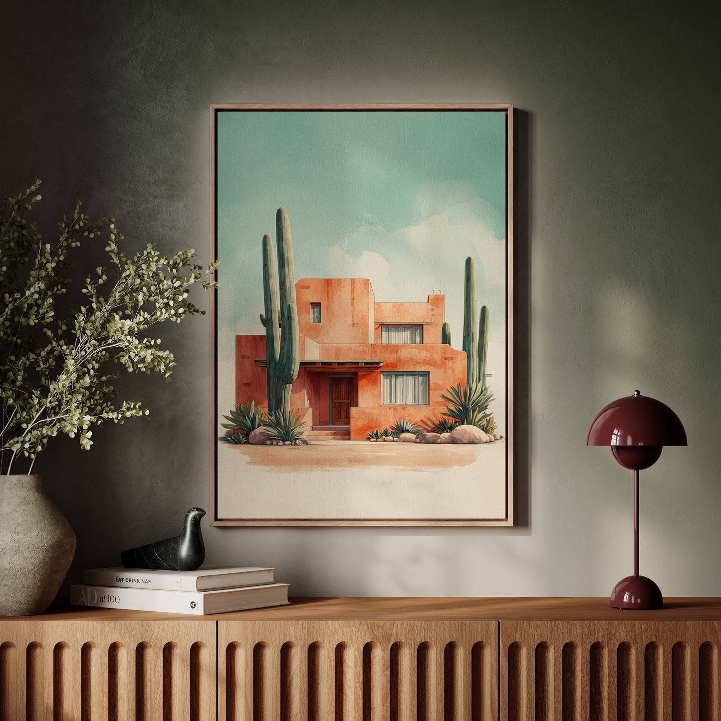 Desert Home Beneath Wide Skies