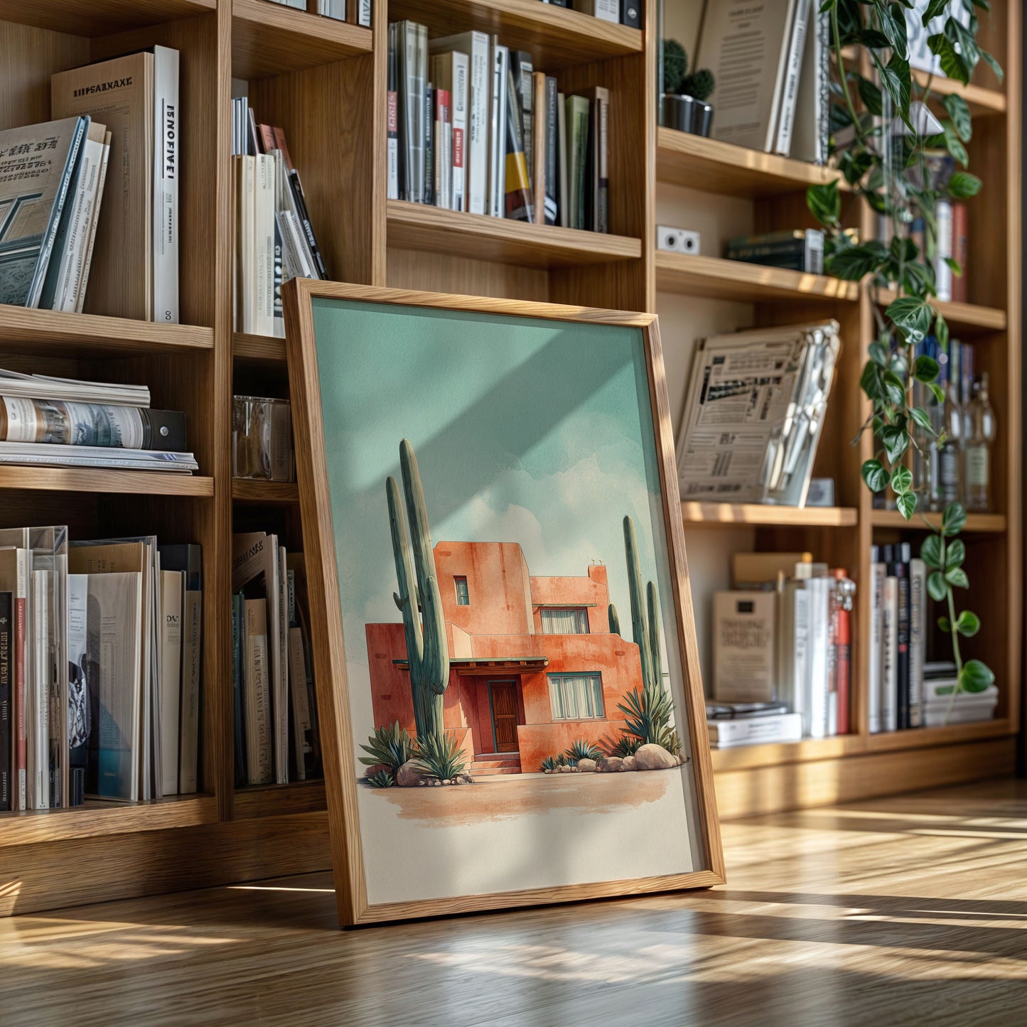 Desert Home Beneath Wide Skies