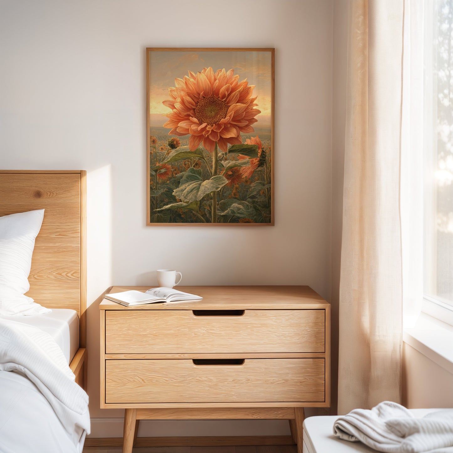 Sunlit Petals Embrace the Day