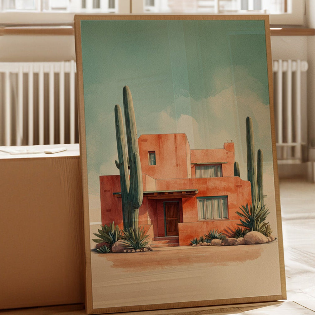 Desert Home Beneath Wide Skies