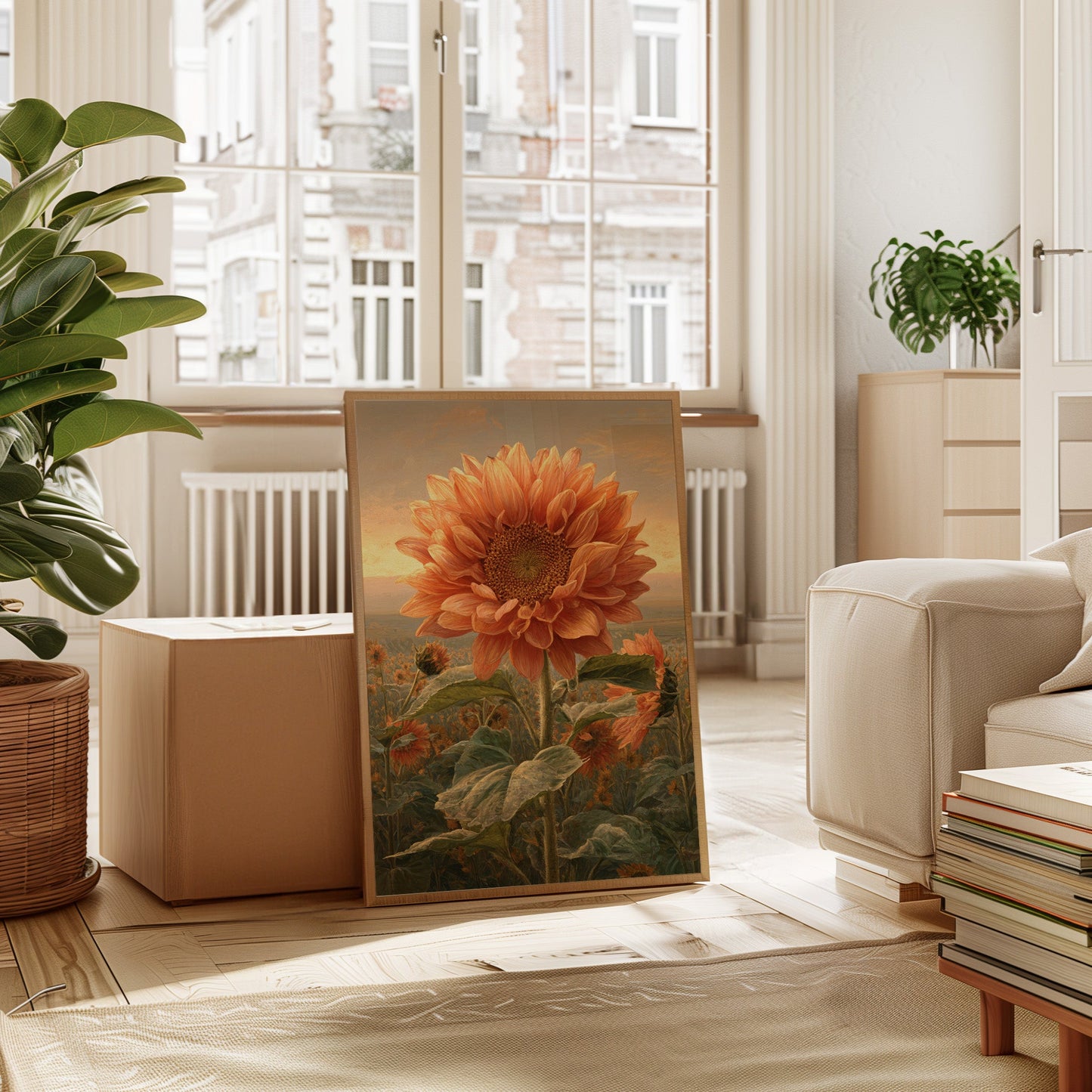 Sunlit Petals Embrace the Day