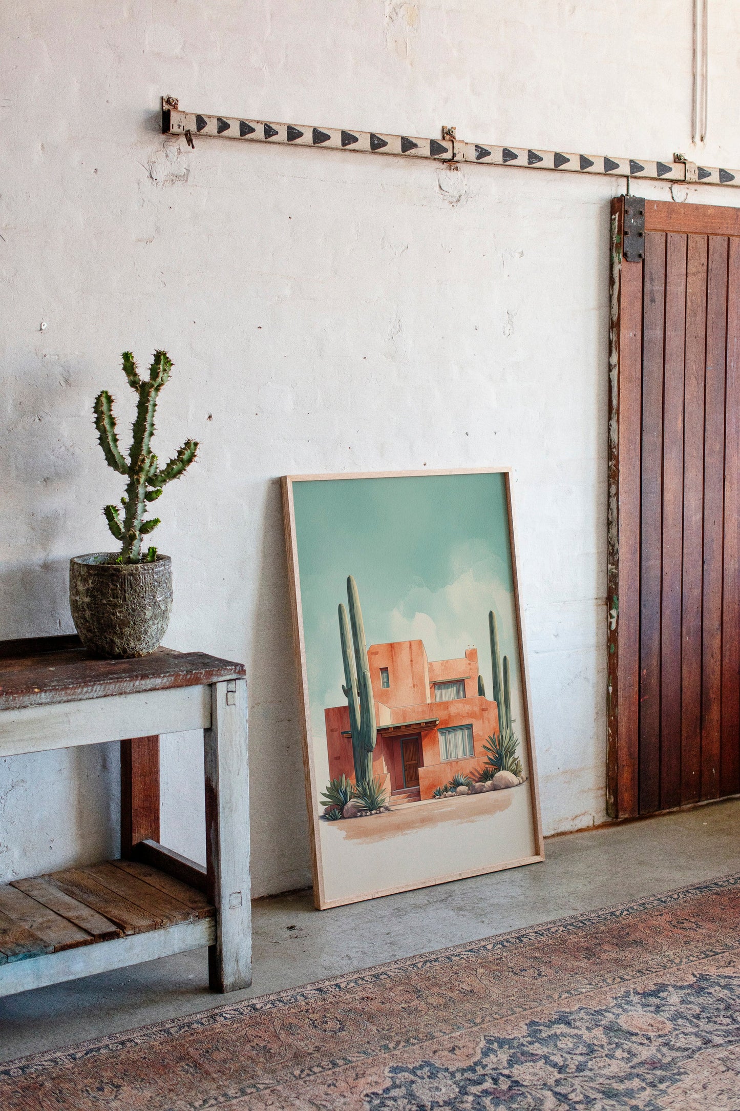 Desert Home Beneath Wide Skies