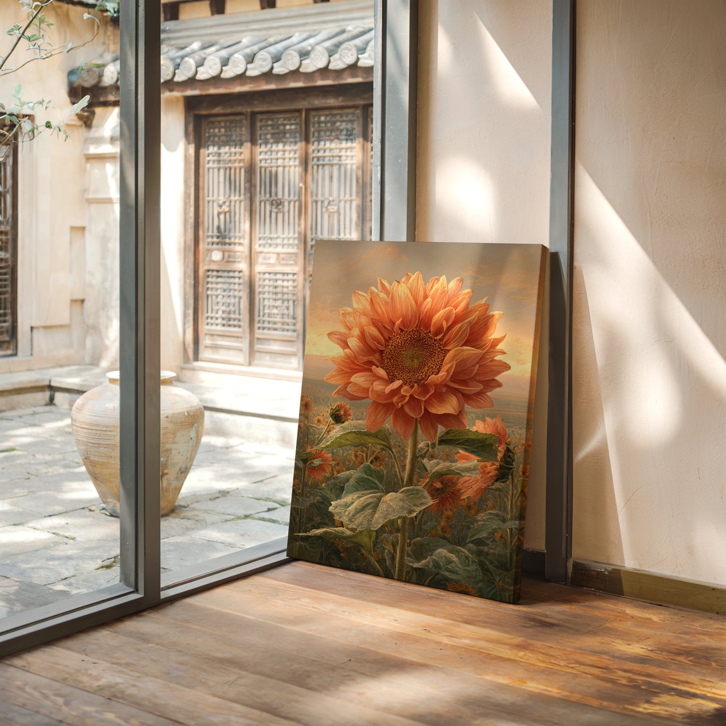 Sunlit Petals Embrace the Day