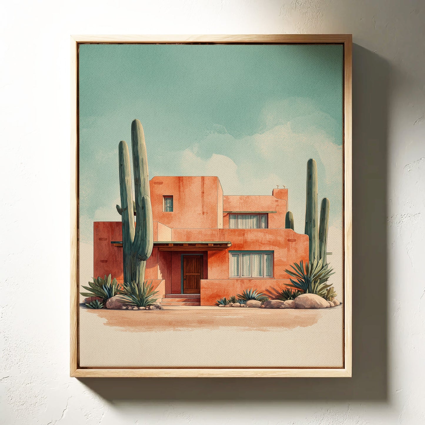 Desert Home Beneath Wide Skies