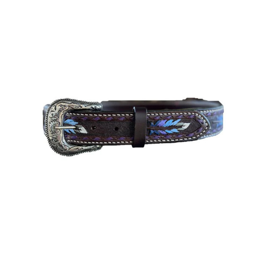 Alamo Saddlery 1.5" Straight Feather Belt