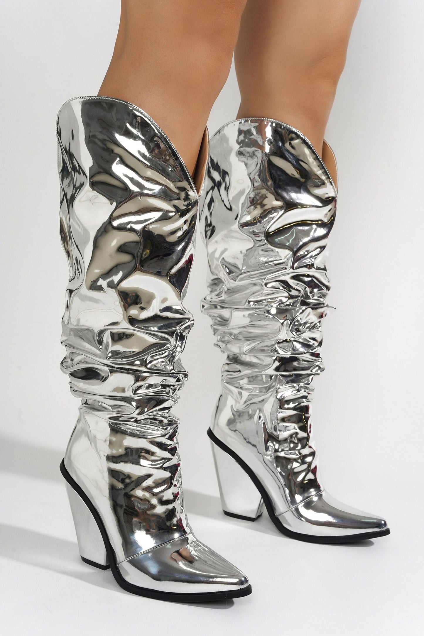 HANARIN Boots - SILVER by Cape Robbin