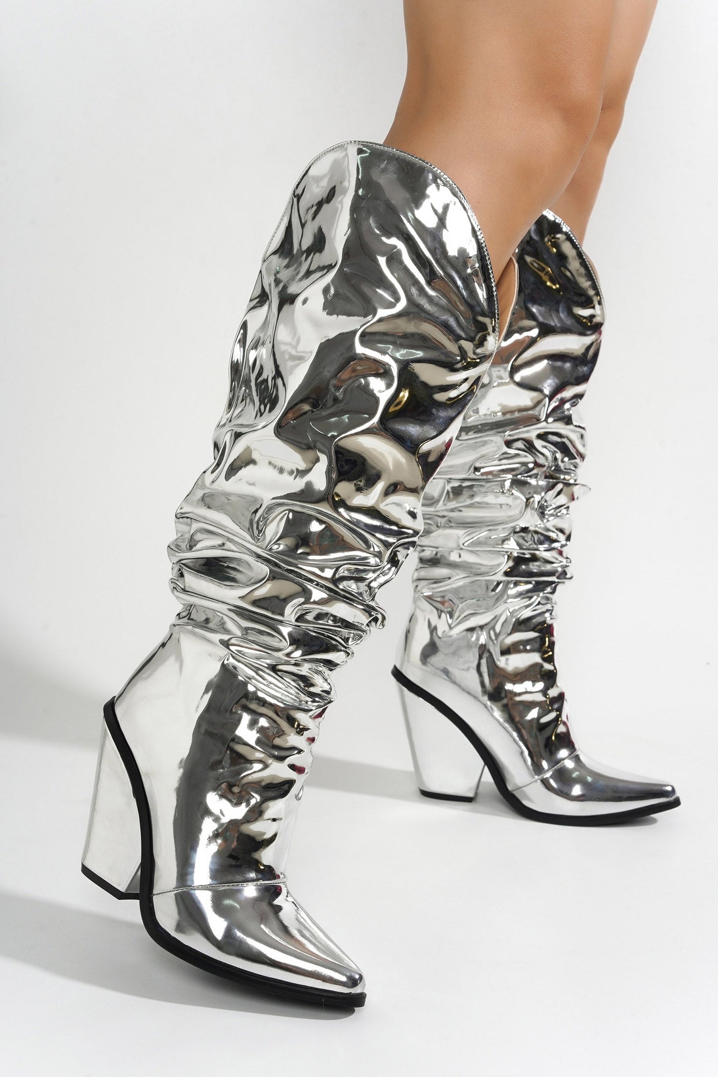 HANARIN Boots - SILVER by Cape Robbin