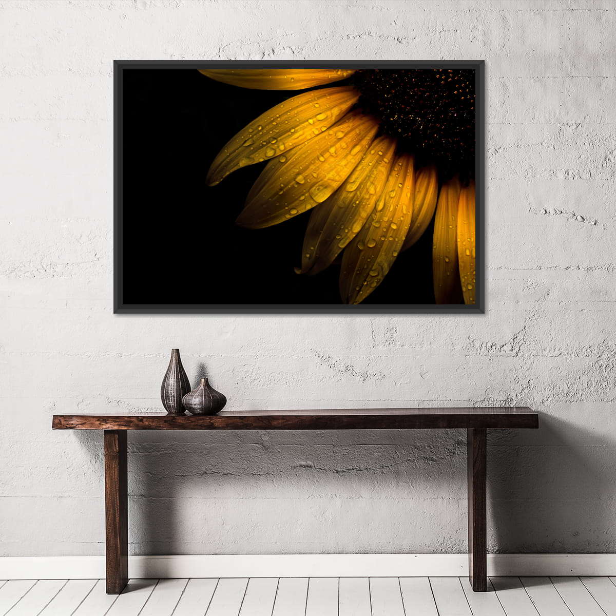 Sunflower Water Wall Art choice of sizes