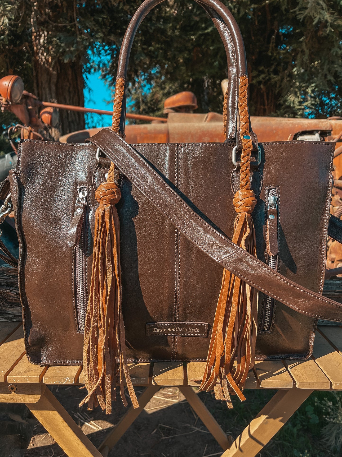 The Smoking Gun Tote Concealed Carry a Haute Southern Hyde by Beth Marie Exclusive