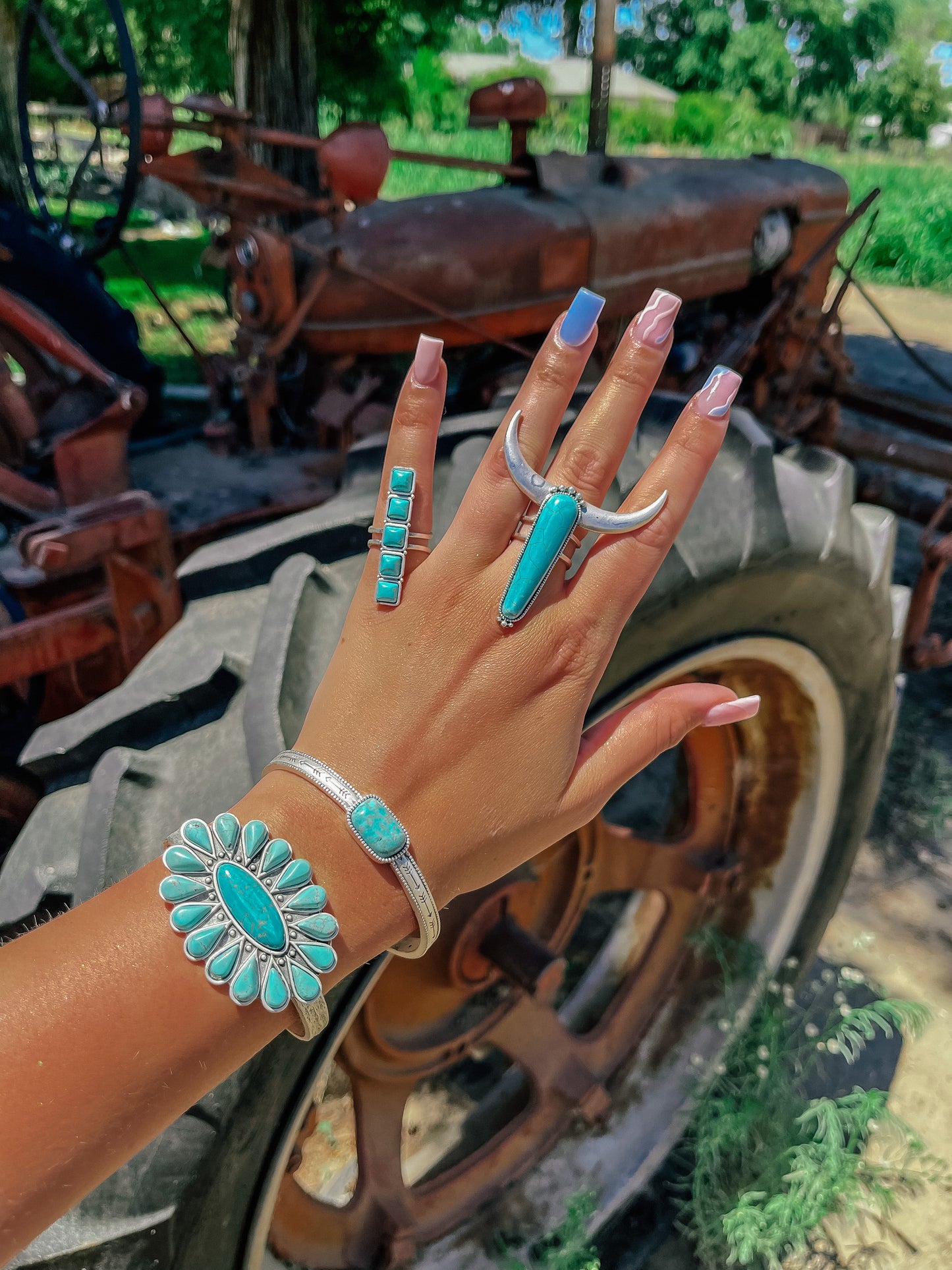 Faux Turquoise Jewelry G Options
