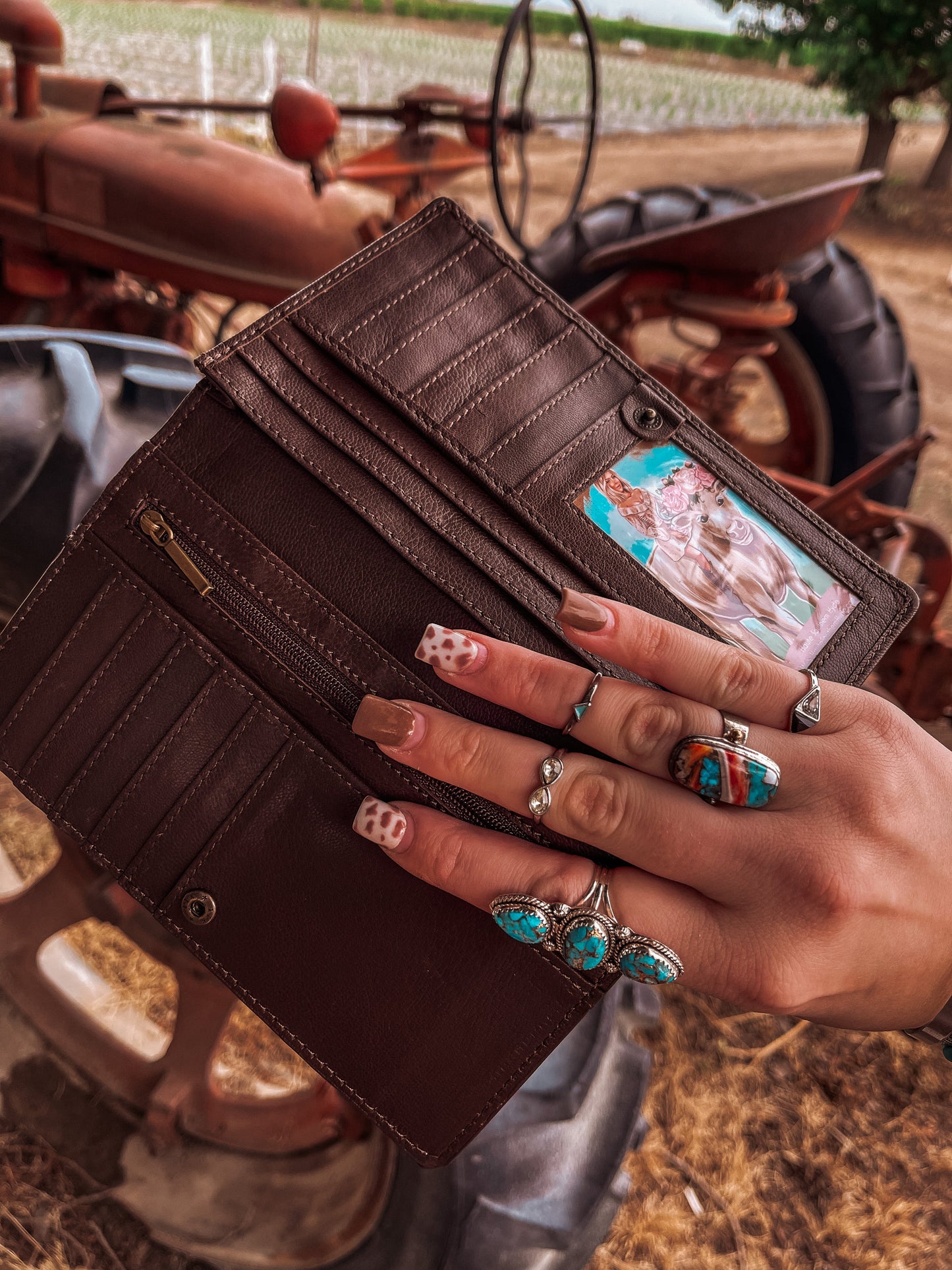 Dusty Anna Tooled Wallet