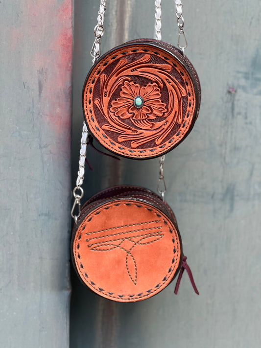 Alamo Saddlery The Country Girl Coin Bag - Turquoise Stone
