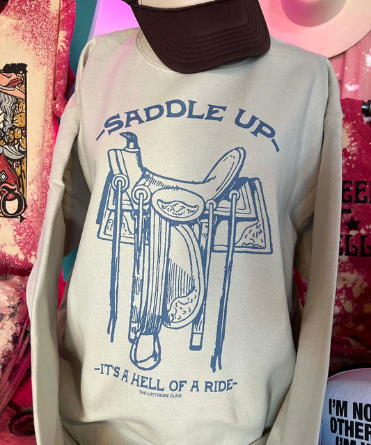 Saddle Up Western - Sweatshirt or T-shirt