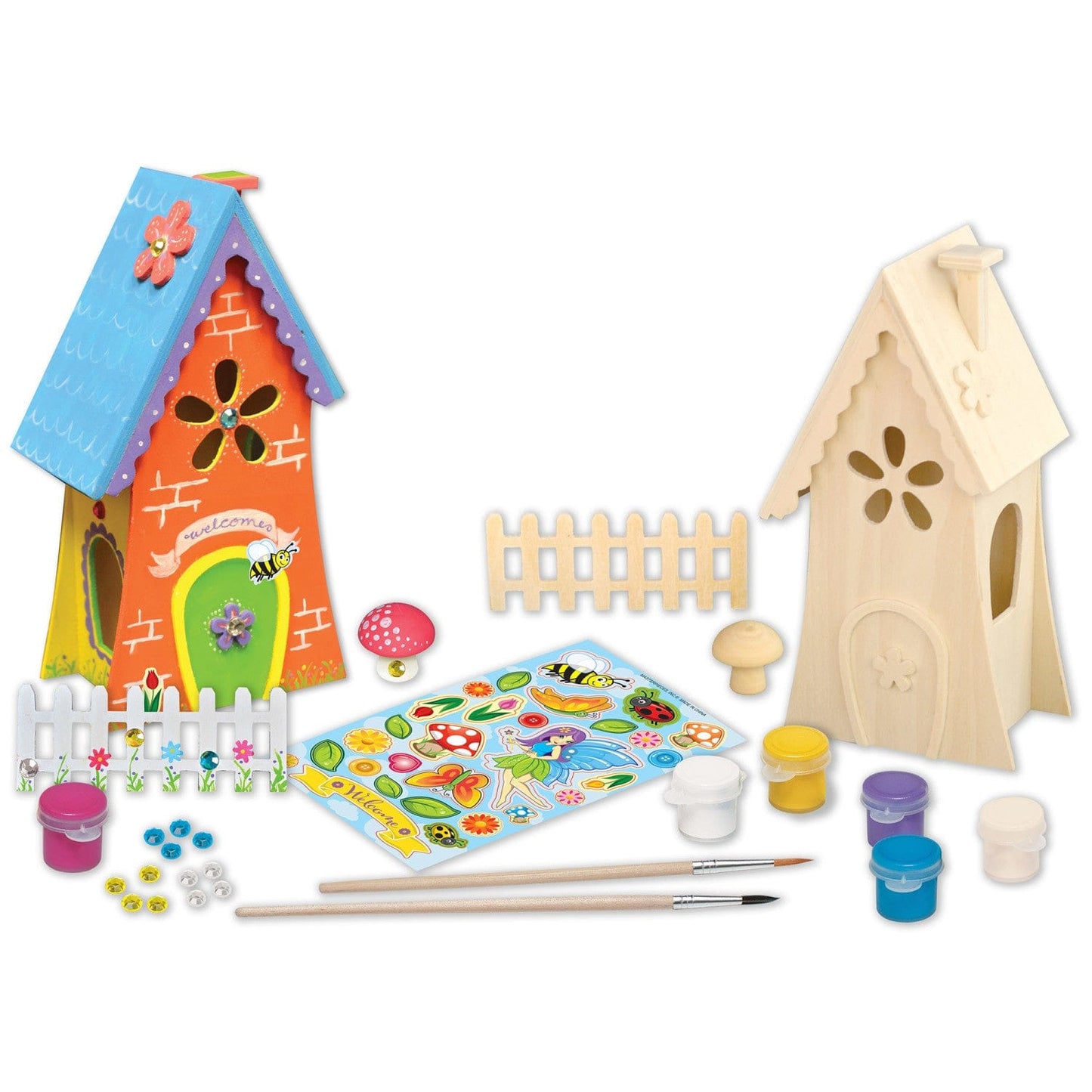 Fairy Garden Wood Craft & Paint Kit