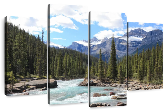 Rocky Mountains River Wall Art