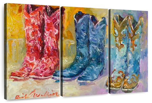 Cowboy Boots Wall Art