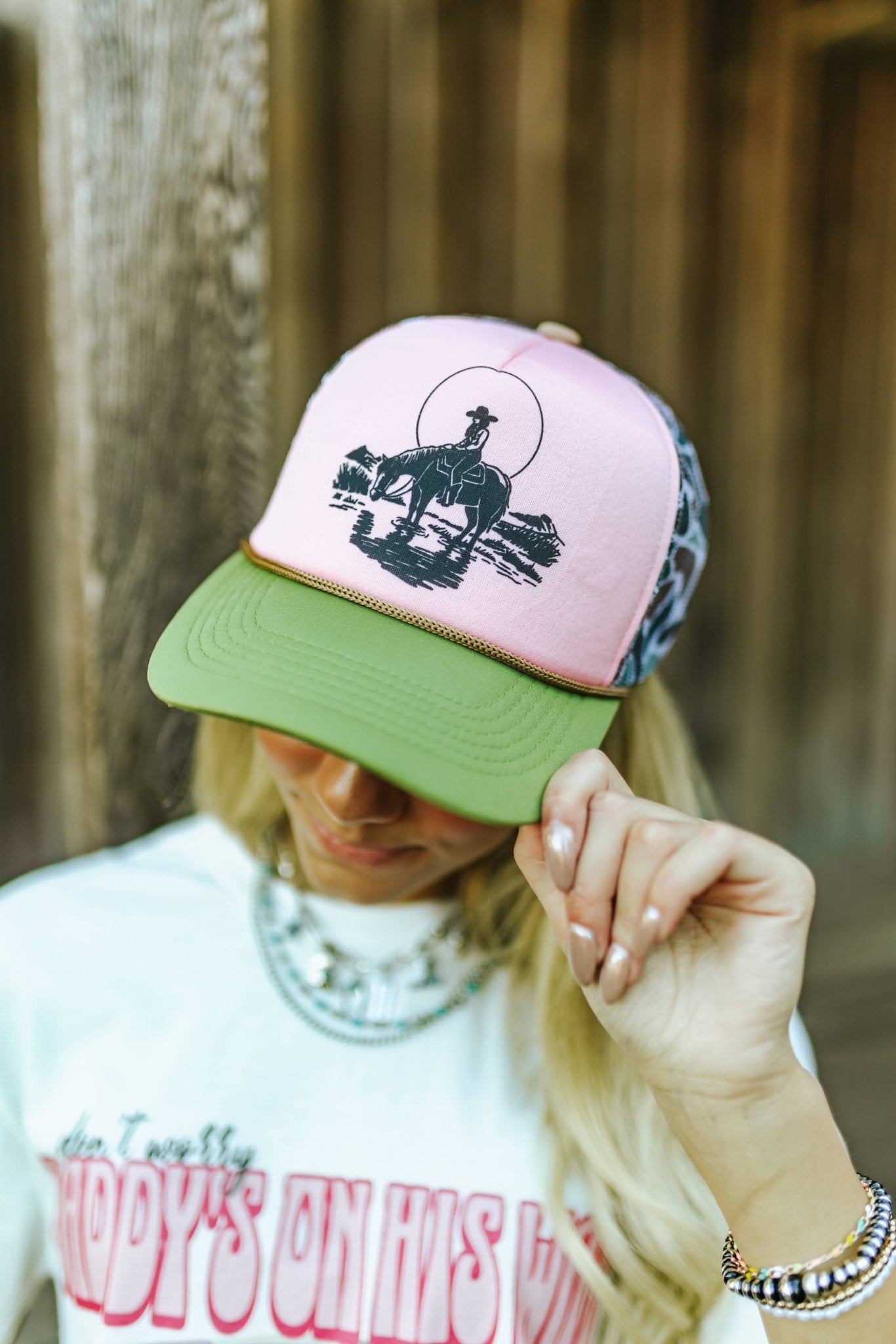 Lone Rider Duck Camo Trucker Hat