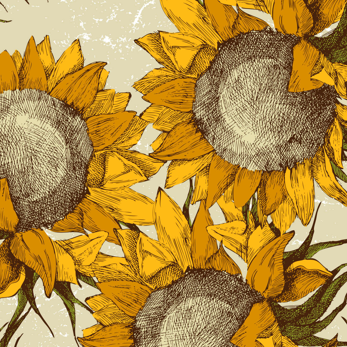 Yellow Sunflowers Wall Art choice of sizes