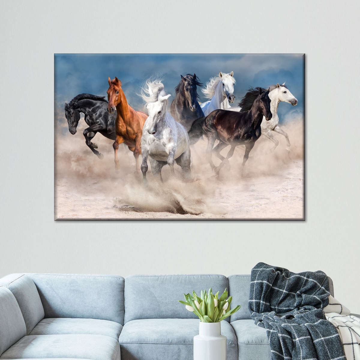 Running Horses Wall Art choice of sizes