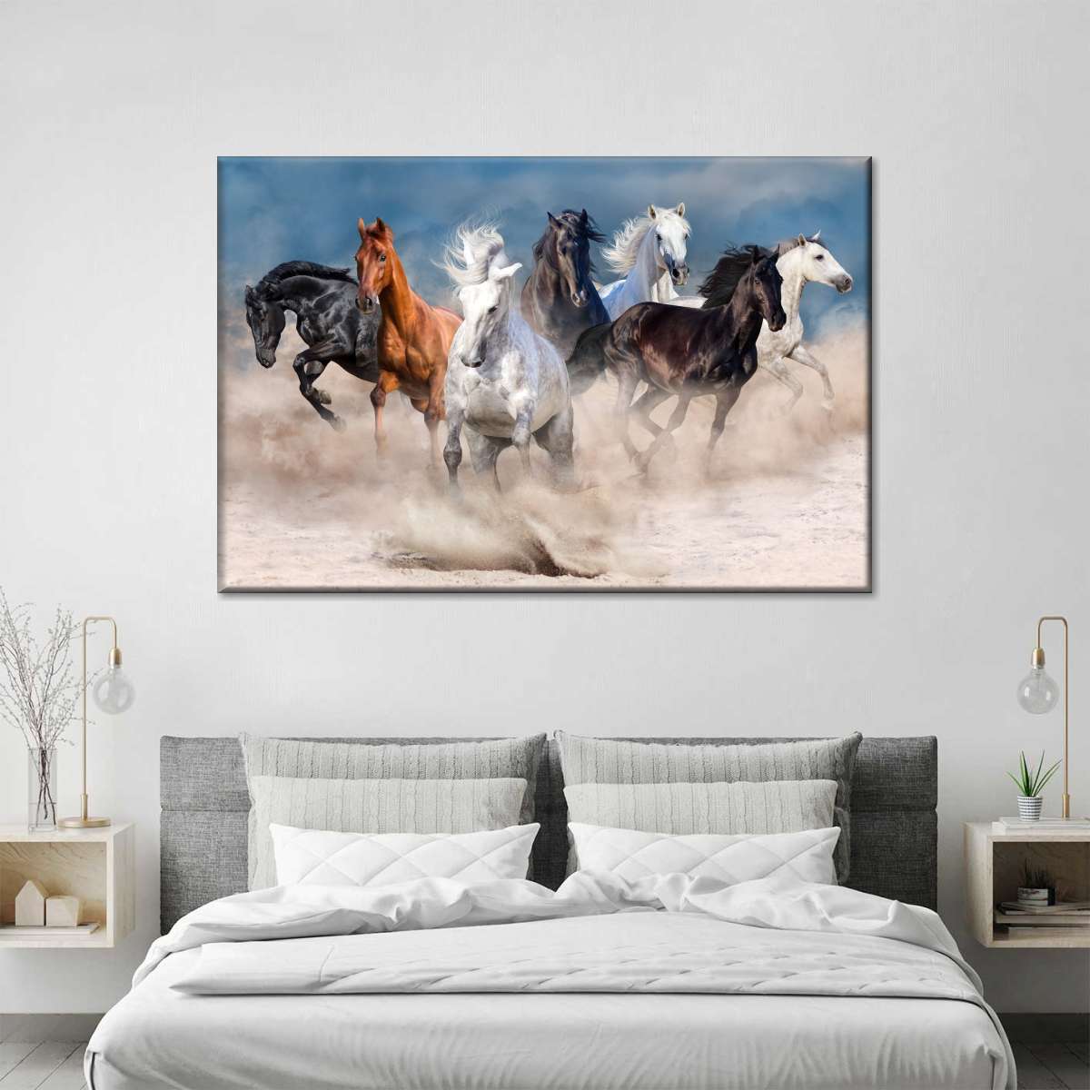 Running Horses Wall Art choice of sizes