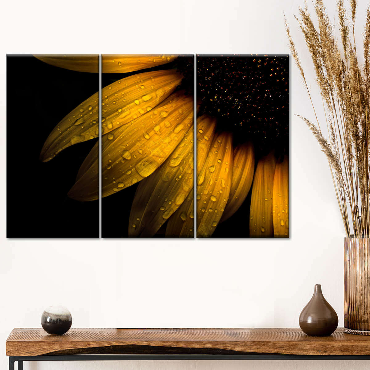 Sunflower Water Wall Art choice of sizes